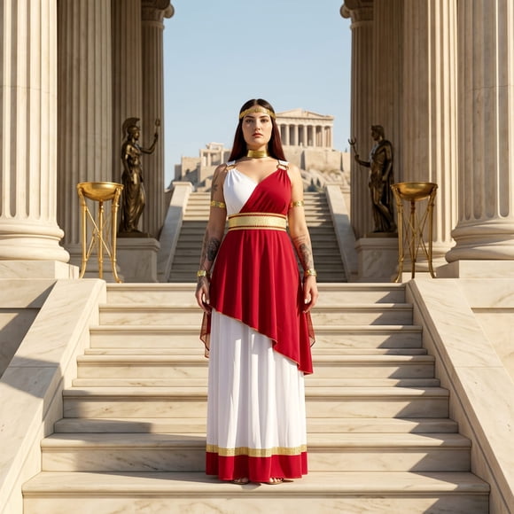 Disfraz Diosa Griega Atenea Adulto