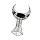 thumbnail image 1 of Candelador Crescent Tower Candelera De Metal Para El Escritorio De Cumpleaños Decorativo Negro, 1 of 5
