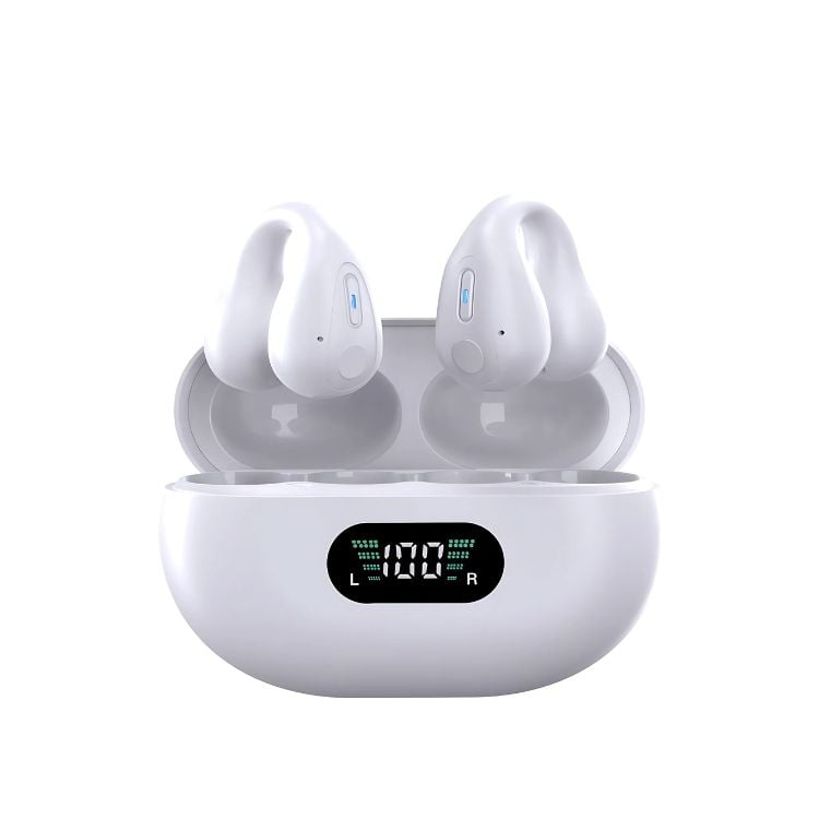 Crusec - Audifonos Touch Inalambricos Clip Con Reduccion De Ruido