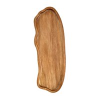 Magideal - Cuencos De Madera, Plato De Postre De Madera, Organizador De Compañeros, Bandeja De Servir De Forma Irregular, Tazón De Desayuno Para Bebidas, Café, R L