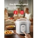 thumbnail image 3 of Arrocera y vaporera TOSHIBA Simple, 1,3 L y 5,5 tazas, color blanco plateado, 3 of 7