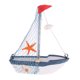 thumbnail image 1 of Mini Modelo De Barco De Vela De Estilo Mediterráneo De Madera Retro Decoración Náutica # 3, 1 of 4