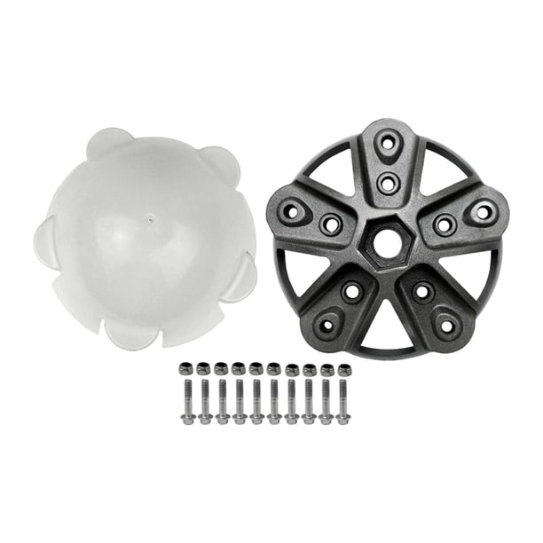 Cubo y tapa de rueda de turbina eólica, ligeros y resistentes, accesorios para generadores eólicos, pequeñas piezas de reparación para bricolaje para para 5 cuchillas