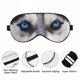 thumbnail image 2 of Antifaz para dormir VNWOALU Husky con diseño de lobo azul y correa ajustable, 2 of 6