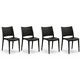 thumbnail image 1 of Pack 4 Sillas Murcia Minimalista para Comedor o Restaurante Negra, 1 of 7