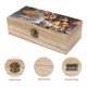 thumbnail image 3 of Max y los Caballeros Medievales Caja Organizadora de Madera Rústica - Caja Decorativa Multifuncional para Escritorio, Hogar, Oficina, Joyas y Manualidades, 3 of 6