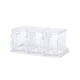 thumbnail image 2 of Caja Transparente Para Condimentos Contenedor De Almacenamiento Cruet 3 Compartimentos Cocina Especias Ollas Blanco, 2 of 3