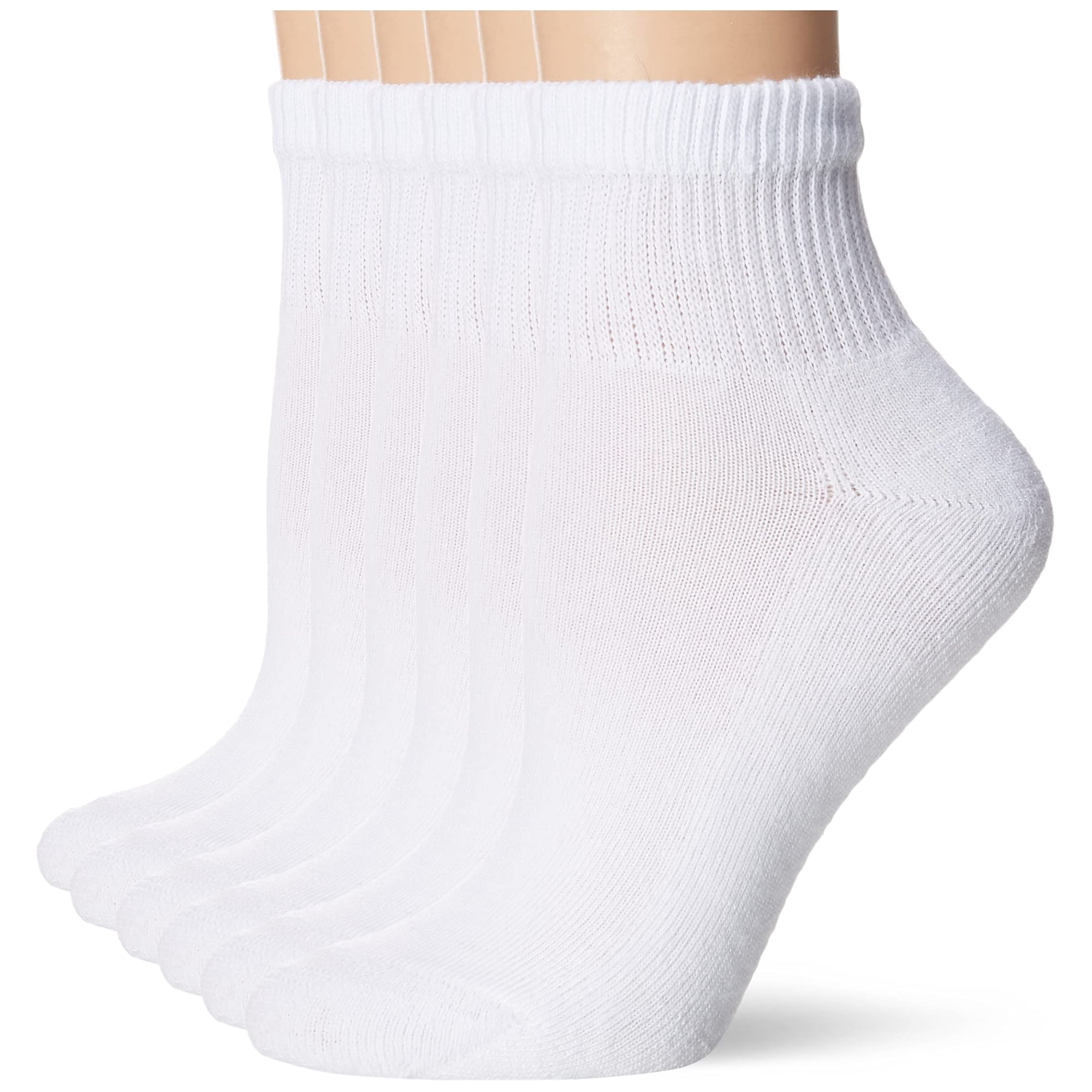 Calcetines Hanes Ultimate Comfort Con Puntera Y Tobillo Cosidos, Paquete De 6 Unidades, Para Mujer