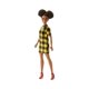thumbnail image 1 of Muñeca moderna Barbie a cuadros alegres para amantes de la moda con atuendo, 1 of 1