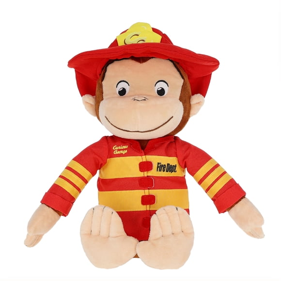 Peluche de peluche KIDS PREFERRED Curious George Fireman