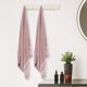 thumbnail image 4 of REGALWOVEN Juego de 2 Toallas de Baño de Algodón, Suaves, Absorbentes, de Secado Rápido, Toallas de Baño Duraderas Rosa, 4 of 7