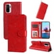 thumbnail image 1 of Funda tipo cartera FOXDOCK para Xiaomi Redmi Note 10s 4G , diseño girasol en relieve, cuero PU, cierre magnético, soporte y tarjetero, 1 of 5