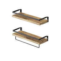 Importclick - Repisas Flotantes Madera Modernas Kit X2