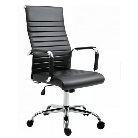 Spacehome - Silla De Escritorio Gerencial Alcolchada Confort Black