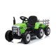 thumbnail image 1 of Tractor Verde a Bateria con Remolque 12V Kidscool, 1 of 5