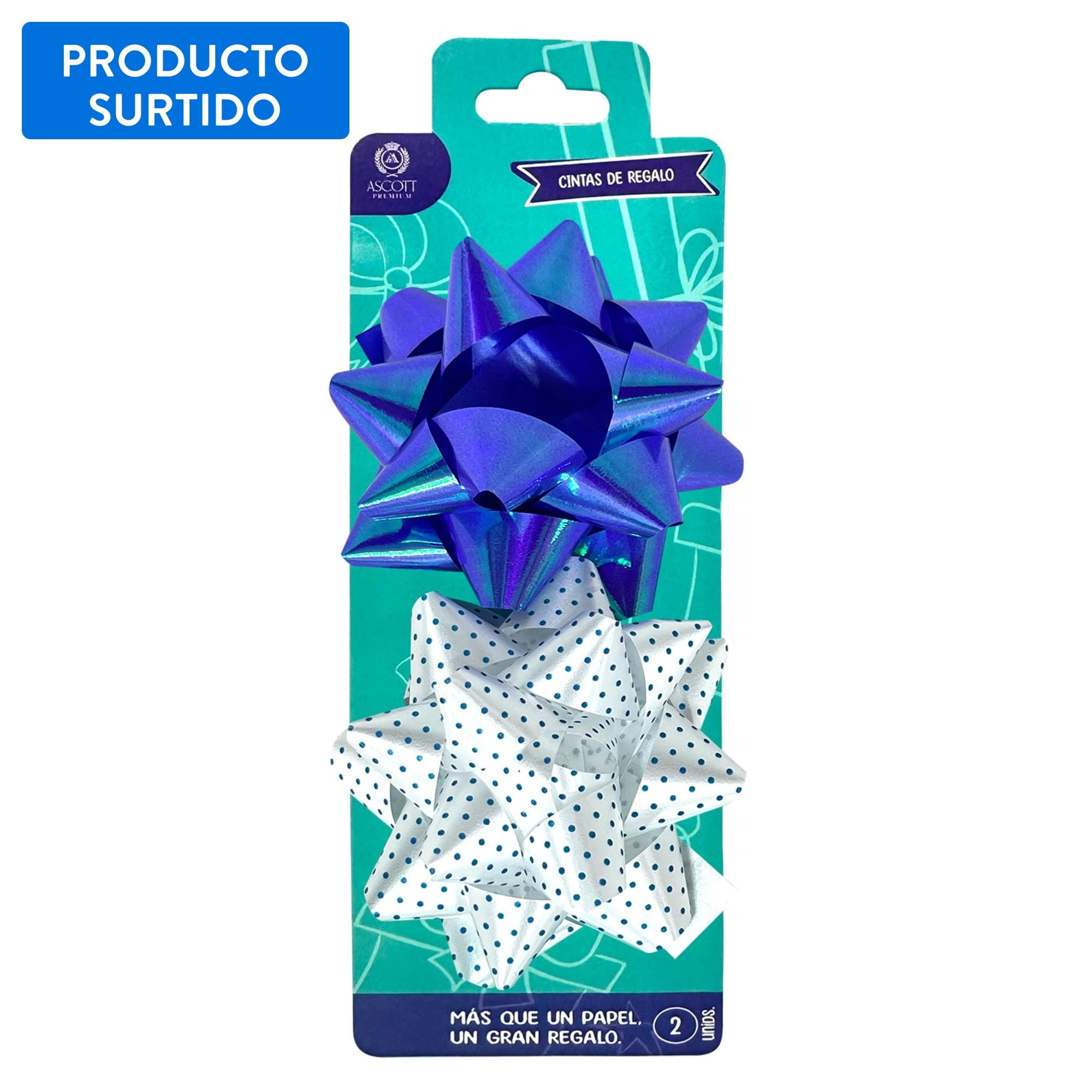 Pack 2 Cintas De Regalo, Producto Surtido, 1 Un Ascott
