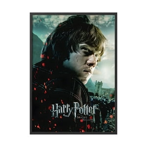 Creango - Cuadro Poster Enmarcado Ron Weasley Harry Potter Decorativo