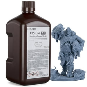 Impresora 3D De Resina Elegoo Mejorada Tipo Abs 2.0 De 2000 G, Color Gris