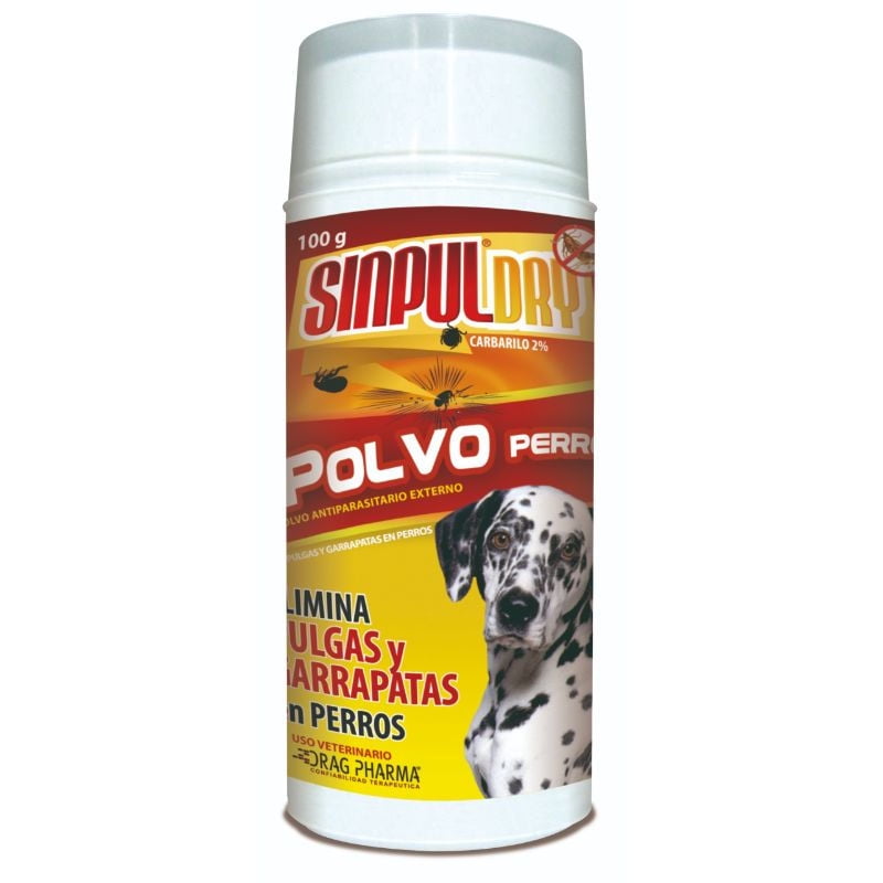 Sinpul - Talco Antiparasitario Para Perro Lata