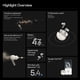 thumbnail image 2 of Auriculares inalámbricos Bluetooth OnePlus Buds Pro 3 Midnight Opus, 2 of 9