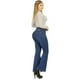 thumbnail image 3 of JEANS FLARE PUSH UP ACAMPANADO LEVANTA COLA CORTE COLOMBIANO ESCULTOR AZUL 38, 3 of 3