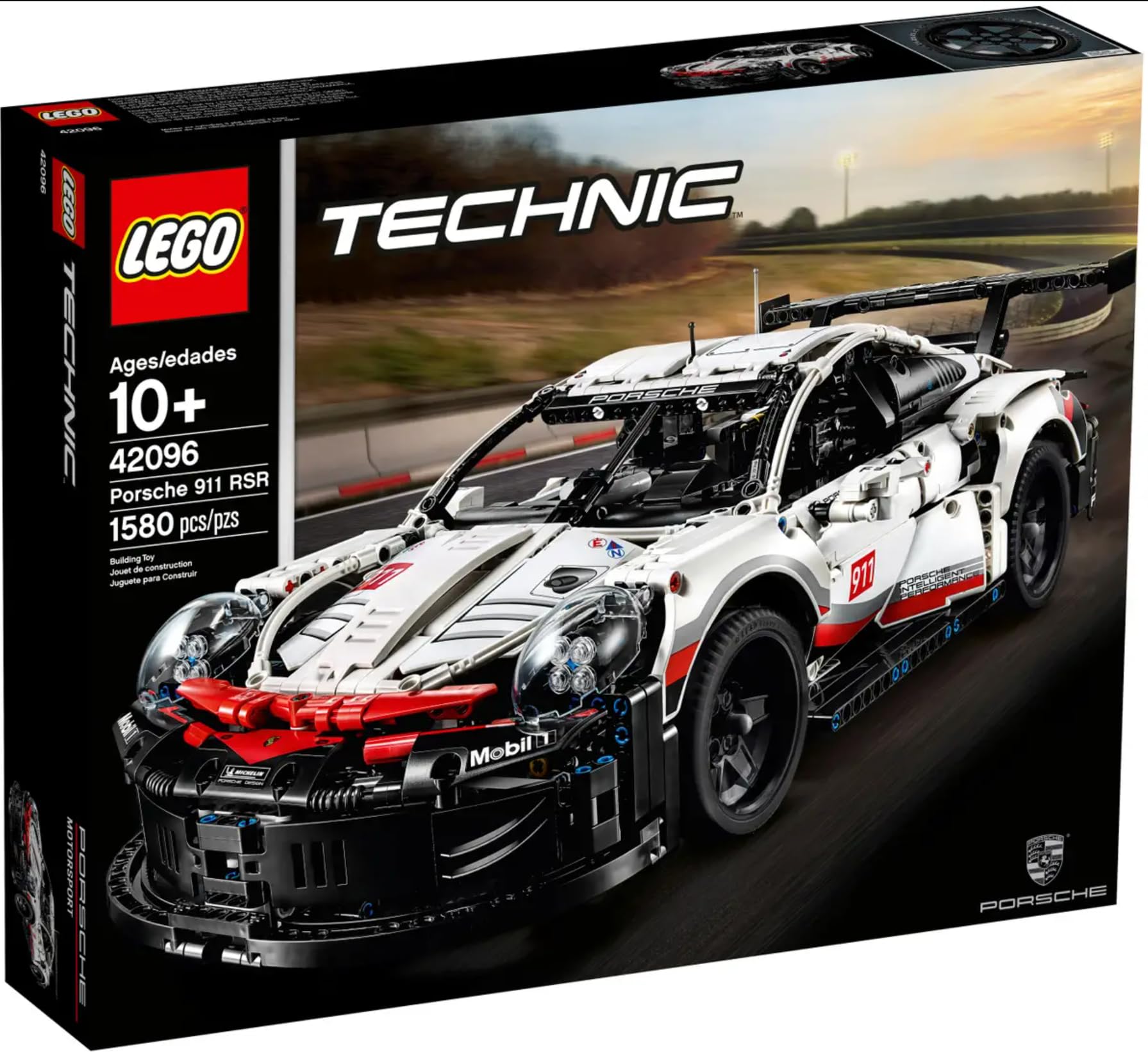 Juguete De Construcción Lego Technic Porsche 911 Rsr 42096 1580 Piezas