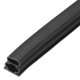 thumbnail image 1 of Tira de sellado para puertas Uxcell Weather Stripping de 33 pies, tira insonorizante para puertas, negro, 1 of 6