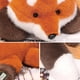 thumbnail image 5 of Peluche con peso PASHMAIRE, bonito zorro, 45 cm, 5 of 7