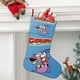 thumbnail image 2 of Coraje el Perro Cobarde Tema: Calcetines de Navidad, fino lino blanco para colgar en escaleras y chimenea, decoración navideña para el hogar, regalo de Navidad.54cm×38cm, 2 of 5