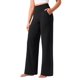 thumbnail image 1 of Pantalones de yoga CRZ YOGA Butterlift, cintura alta, pierna ancha, negros, 1 of 5