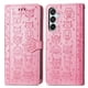 thumbnail image 3 of Funda Cartera FOXDOCK para Samsung Galaxy M15 , Flip PU con Relieve de Gatos y Perros, Tarjetero y Soporte, 3 of 6