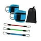 thumbnail image 2 of 3 Piezas De Bandas De Resistencia Para Tobillos Con Pu?os Para Entrenamiento De Fuerza, Color Azul Claro, 2 of 5