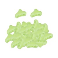 Ioensy - Hebilla Triangular Para Tienda De Campaña, 30 Uds., Hebillas De Cuerda De Viento Para Tienda De Montañismo Fluorescente, 2,3 Cm X 0,8 Cm