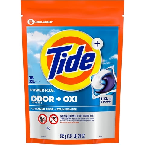 Detergente En Cápsulas Ultra Oxi Tide 18 Un