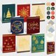 thumbnail image 1 of Tarjeta de felicitación Decorably 13 × 18 cm Pack de 16 con foil dorado, 1 of 6