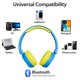thumbnail image 5 of Contixo KB5 Audífonos Inalámbricos Bluetooth para Niños con Micrófono, Control de Volumen, USB-C y Cable 3.5mm, 5 of 8