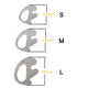 thumbnail image 3 of Auriculares de repuesto para radio bidireccional Luckvan LMS (3 pares), 3 of 5