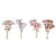 thumbnail image 3 of 144pcs Flor De Hadas Pixie Cupcake Topper De La Torta De La Selección De La Decoración De La Torta Del Partido, 3 of 3