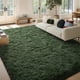 thumbnail image 2 of Alfombra verde de felpa FinRèc Home 183 × 274 cm, 2 of 9