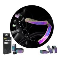 Eznsport - Cinta De Manillar Reflectante Para Bicicleta Y Cañas Violeta