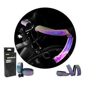 Eznsport - Cinta De Manillar Reflectante Para Bicicleta Y Cañas Violeta