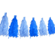 thumbnail image 1 of Guirnalda Fleco Celeste Azul X1 Uni, 1 of 1