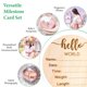 thumbnail image 5 of Tarjetas Monthly Baby Milestone Declan & Delaney con 16 discos, 5 of 8