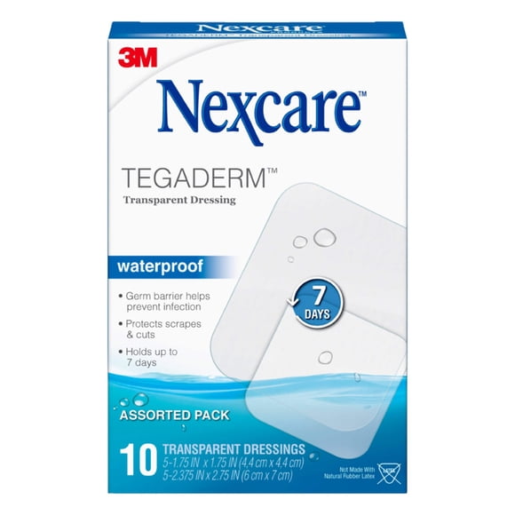Aderno transparente Nexcare Tegaderm Waterproof x10