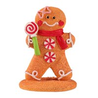 Magideal - Adornos Navideños De Pan De Jengibre, Colgante De Adorno Navideño, Lindo Hombre De Jengibre Para Exhibición De Adornos, Porches De Regalo De Navidad Pequeño