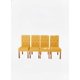 thumbnail image 1 of Pack 4 Sillas De comedor De madera Capitonés, 1 of 2