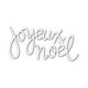thumbnail image 1 of Troqueles de corte, bricolaje, álbumes de recortes, palabras francesas de Joyeux Noel, 1 of 2