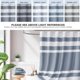 thumbnail image 4 of Cortina de ducha Madison Park Spa Waffle 180 x 180 cm, color azul índigo, 4 of 8