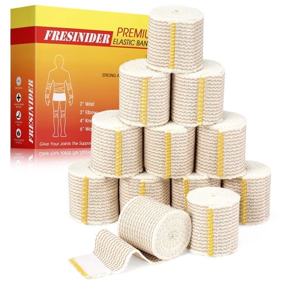 Vendaje elástico FRESINIDER Premium de 2 cm de algodón sin látex