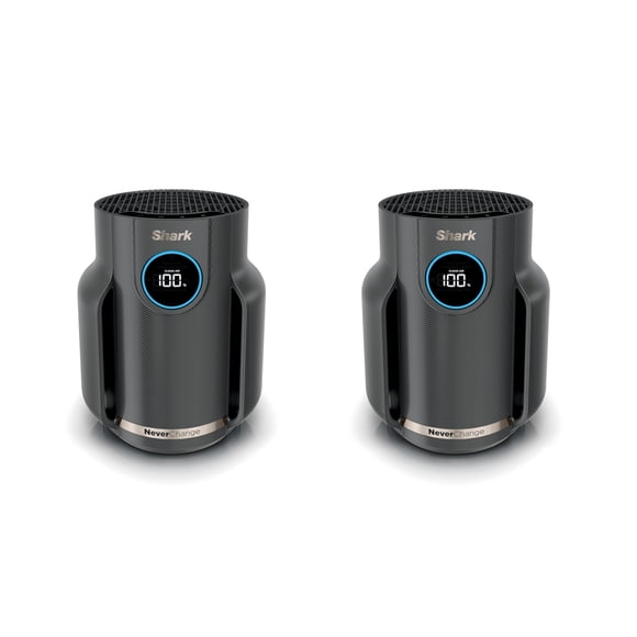 Purificador de Aire Shark NeverChange Pro Pack de 2 (gris oscuro)